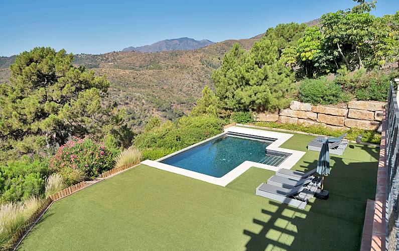 Villa Garten Málaga Benahavís Villa auf dem Land - Garten