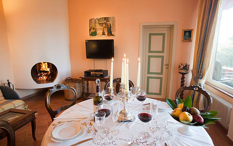 Maison Salle à manger Pérouse Pérouse Gîte maison - Salle à manger