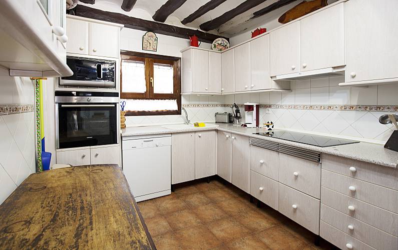 Casa Cozinha Saragoça Novillas Casa rural - Cozinha