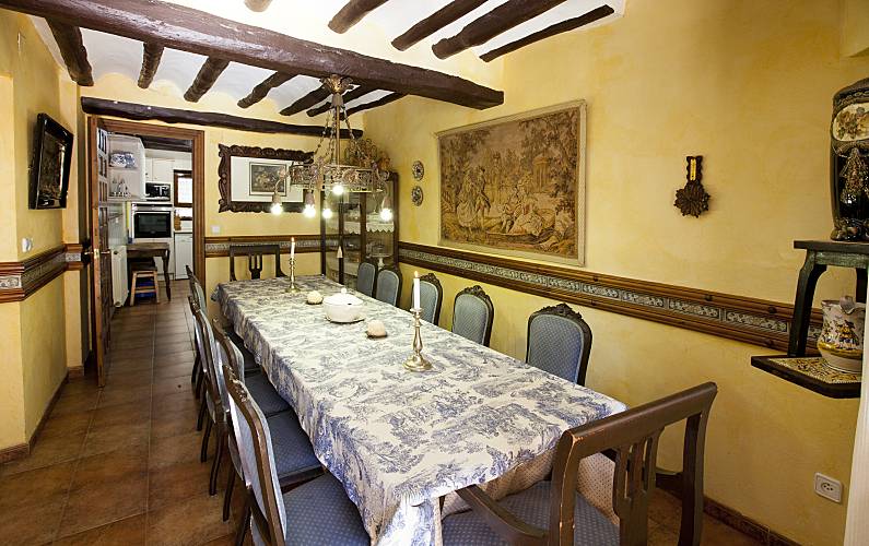Casa Sala de Jantar Saragoça Novillas Casa rural - Sala de Jantar