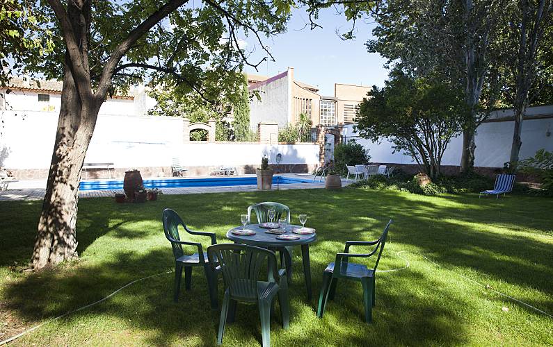 Casa Jardim Saragoça Novillas Casa rural - Jardim