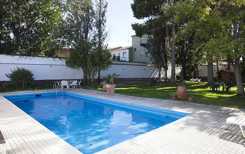 Casa Piscina Saragoça Novillas Casa rural - Piscina