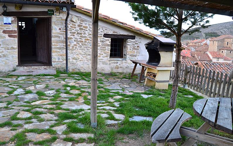 Casa Jardim Teruel Villarroya de los Pinares Casa rural - Jardim