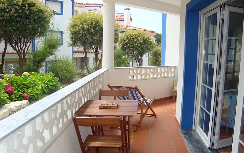 Praia Terraço Leiria Óbidos Apartamento - Terraço