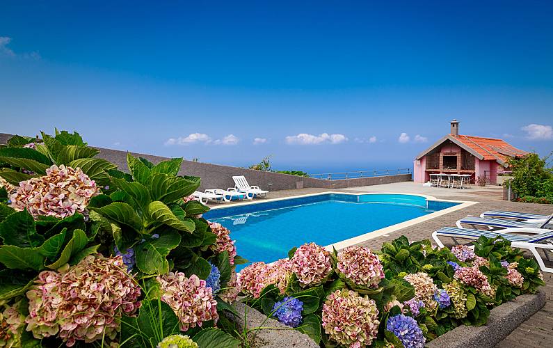 Vivenda Piscina Ilha da Madeira Santana Villa rural - Piscina