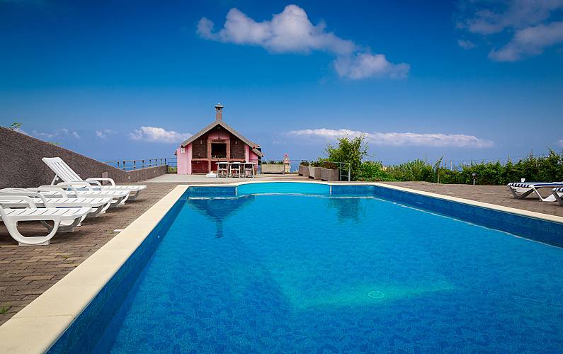 Vivenda Piscina Ilha da Madeira Santana Villa rural - Piscina