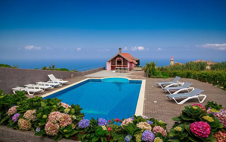 Vivenda Piscina Ilha da Madeira Santana Villa rural - Piscina