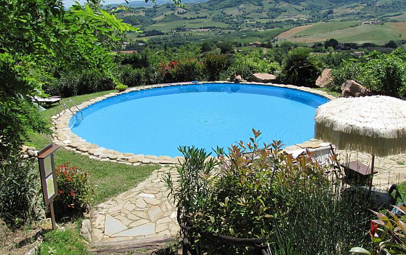 Villa In Pietra Con Piscina Nel Cuore Delle Marche Penna