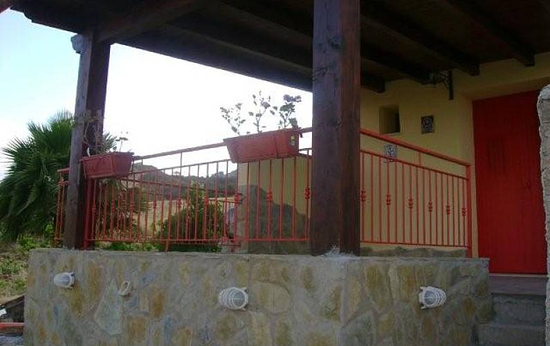 Haus Terrasse Trapani Castellammare del Golfo Ferienhaus - Terrasse