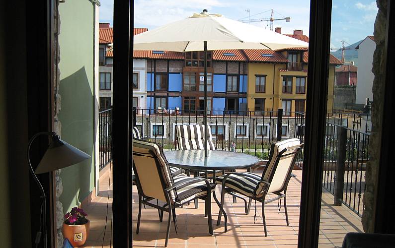 Wohnung Terrasse Asturien Ribadedeva Ferienwohnung - Terrasse