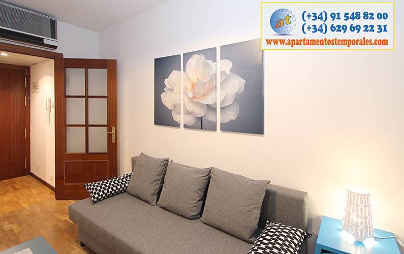 2 Sala Madrid Madrid Apartamento - Sala