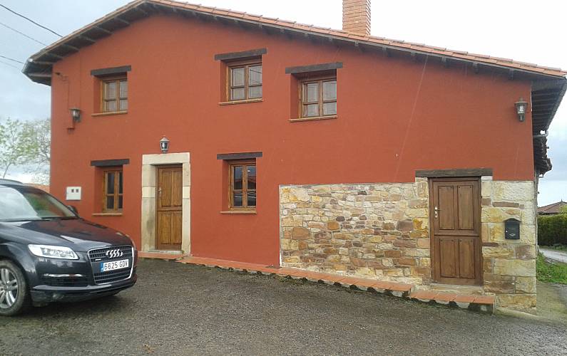 Haus Außenansicht des Hauses Asturien Colunga Ferienhaus - Außenansicht des Hauses