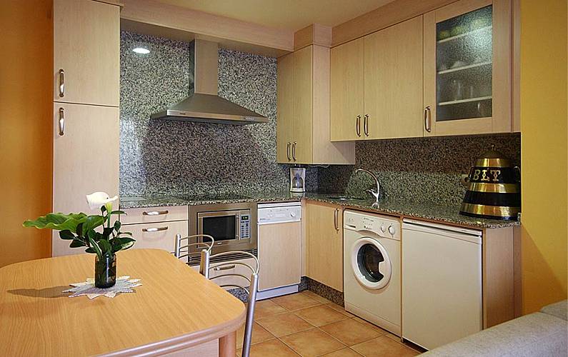 Wohnung Küche A Coruña Dumbría Ferienwohnung - Küche