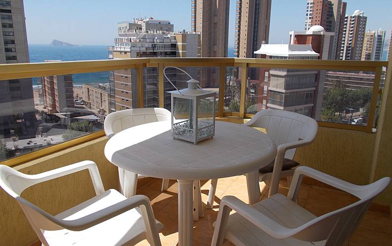 Apartamento para alugar a 100 m da praia Alicante - Terraço