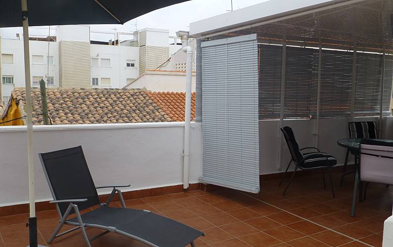 3 Terrasse Valencia Gandia Ferienhaus - Terrasse