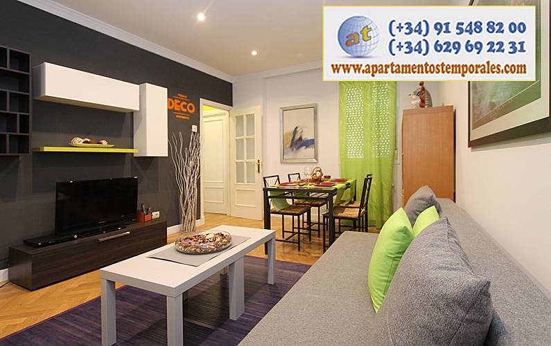 Apartamento com 1 quarto em Madrid centro Madrid - Sala