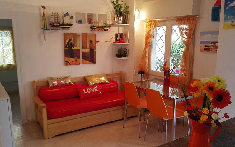 Apartamento com 1 quarto a 100 m da praia Tarragona - Sala de Jantar