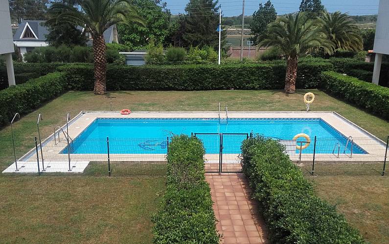 Wohnung Garten Cantabria Suances Ferienwohnung - Garten