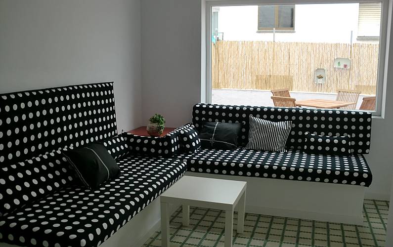 Wohnung Wohnzimmer Asturien Gijón Ferienwohnung - Wohnzimmer