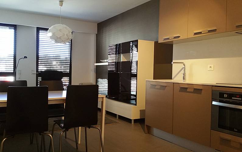 Wohnung Küche A Coruña A Pobra do Caramiñal Ferienwohnung - Küche