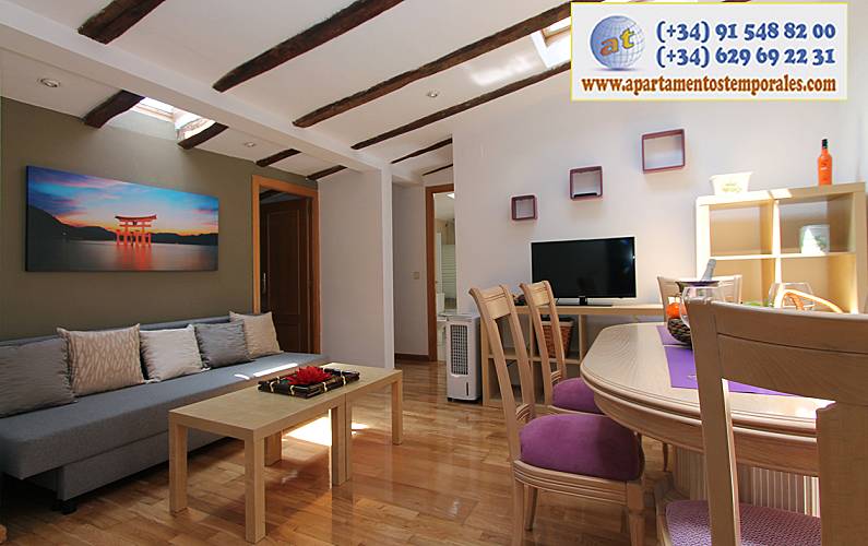 2 Sala Madrid Madrid Apartamento - Sala