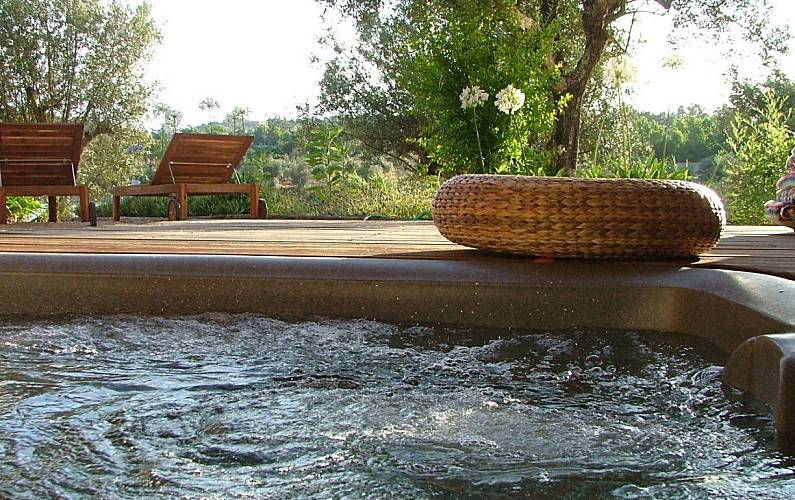 Vivenda com jacuzzi sobre barragem Portalegre - Piscina