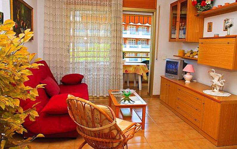 Apartamento para 2-4 pessoas a 250 m da praia Tarragona - Sala