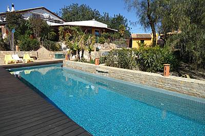 Chalet en la granja rural con piscina -3 km playa Algarve-Faro