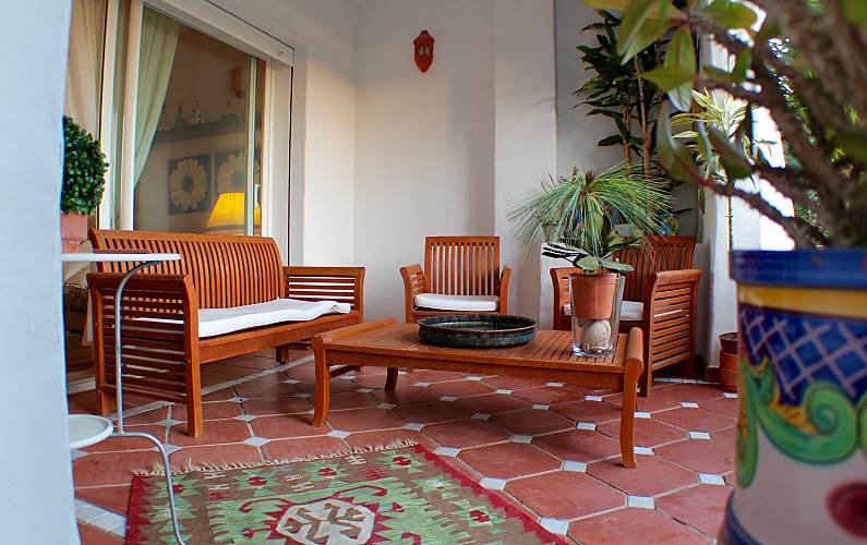 Wohnung Terrasse Cádiz Rota Ferienwohnung - Terrasse