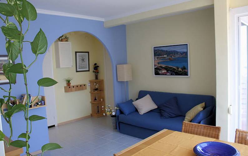 Wohnung Wohnzimmer Girona Blanes Ferienwohnung - Wohnzimmer
