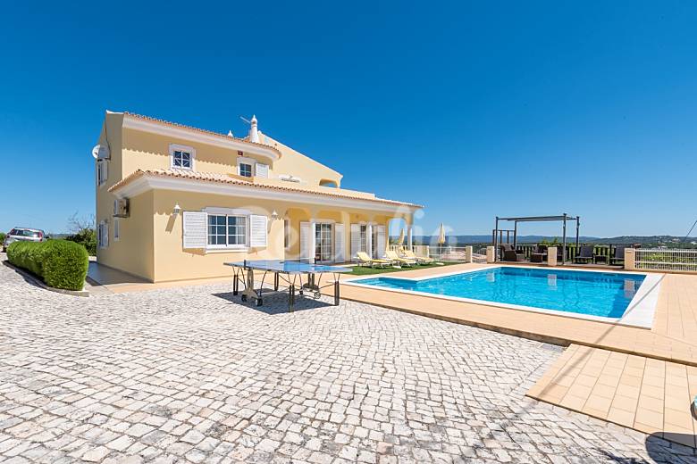 Villa V4 panorámica Al /Mar 10 minutos de la playa Loulé São