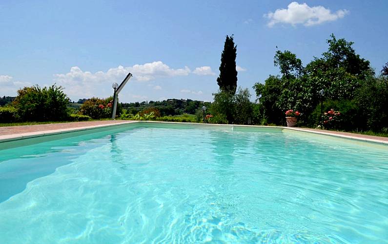 Typical Tuscan villa with panoramic swimming pool Cesa Marciano