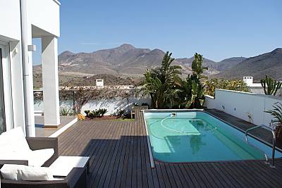 Villa para 7-8 personas a 500 m de la playa Almería