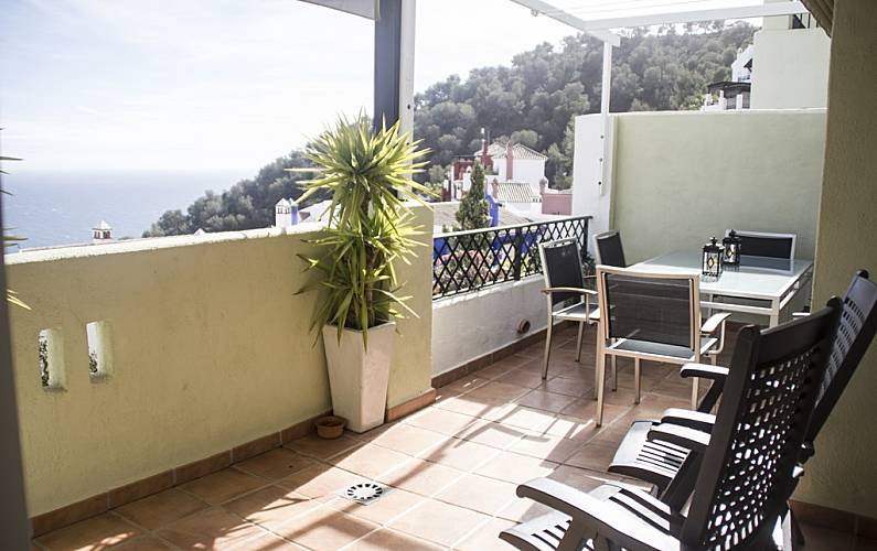 Haus Terrasse Granada Almuñécar Ferienhaus - Terrasse