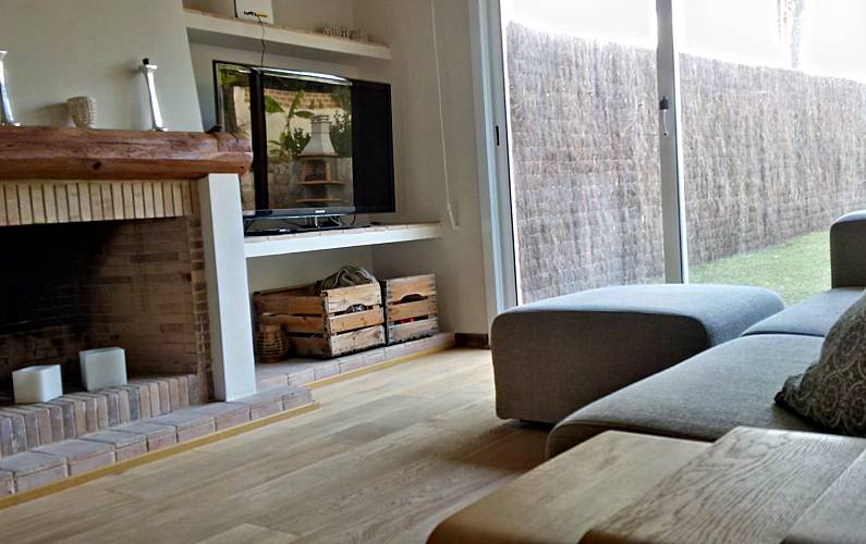 Haus Wohnzimmer Tarragona Creixell Ferienhaus - Wohnzimmer