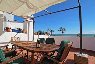 Ribera Beach, Seafront Apartment with Roof Terrace Barcelona